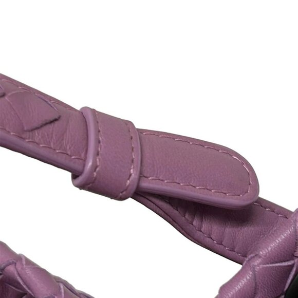 BOTTEGA VENETA Medium Garda Bag - Light Purple Leather B********* Handbag - Picture 14 of 15